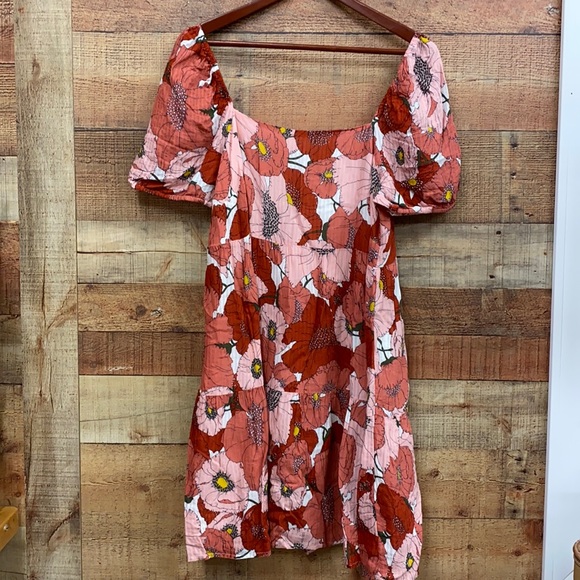 LOFT Dresses Loft Floral Peasant Dress Poshmark